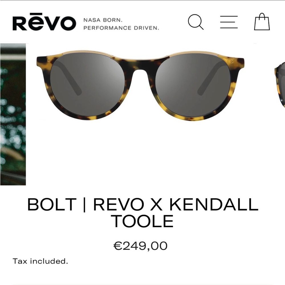 Revo Bolt Tortoise Shell Sunglasses - Kendall Toole